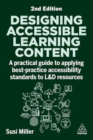 Cover of the new edition of Designing Accessible Learning Content